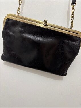 HOBO Lauren wallet clutch Black Leather